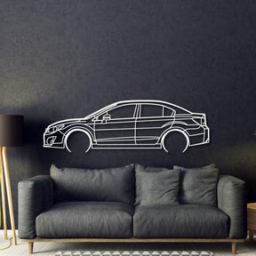 2015 Impreza Detailed Metal Car Wall Art - MT0533