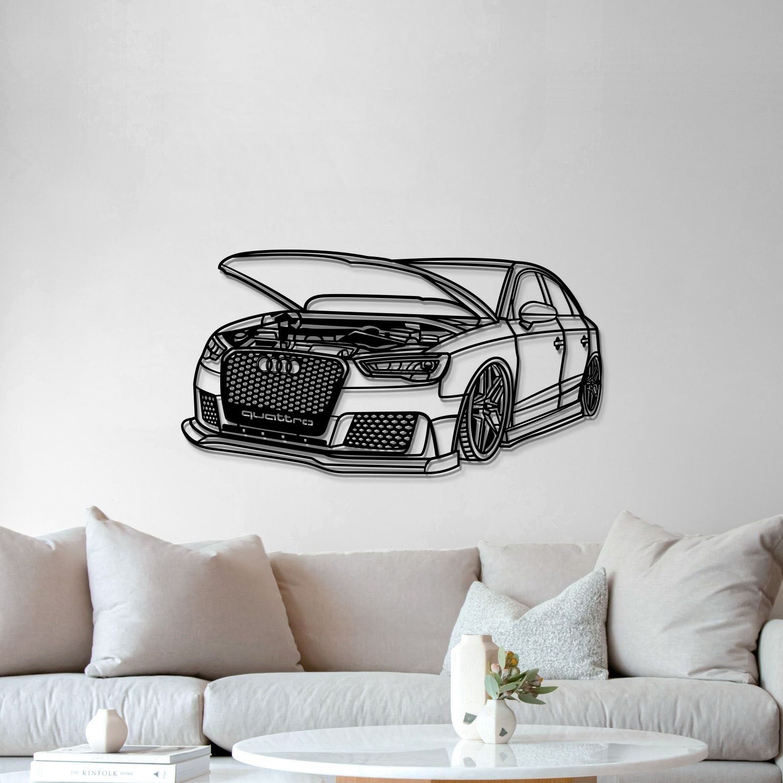 2016 S3 Perspective Metal Car Wall Art - MT1138