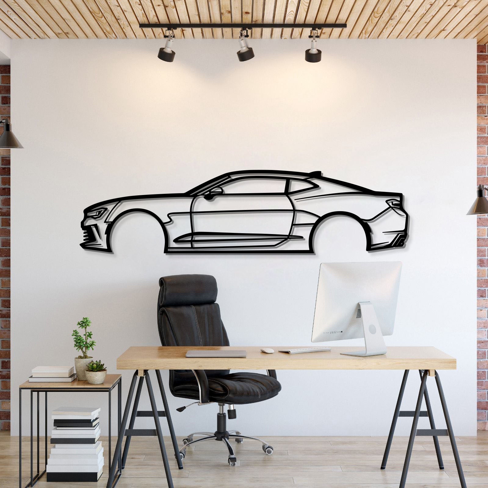2016 Camaro Metal Car Wall Art - MT0555
