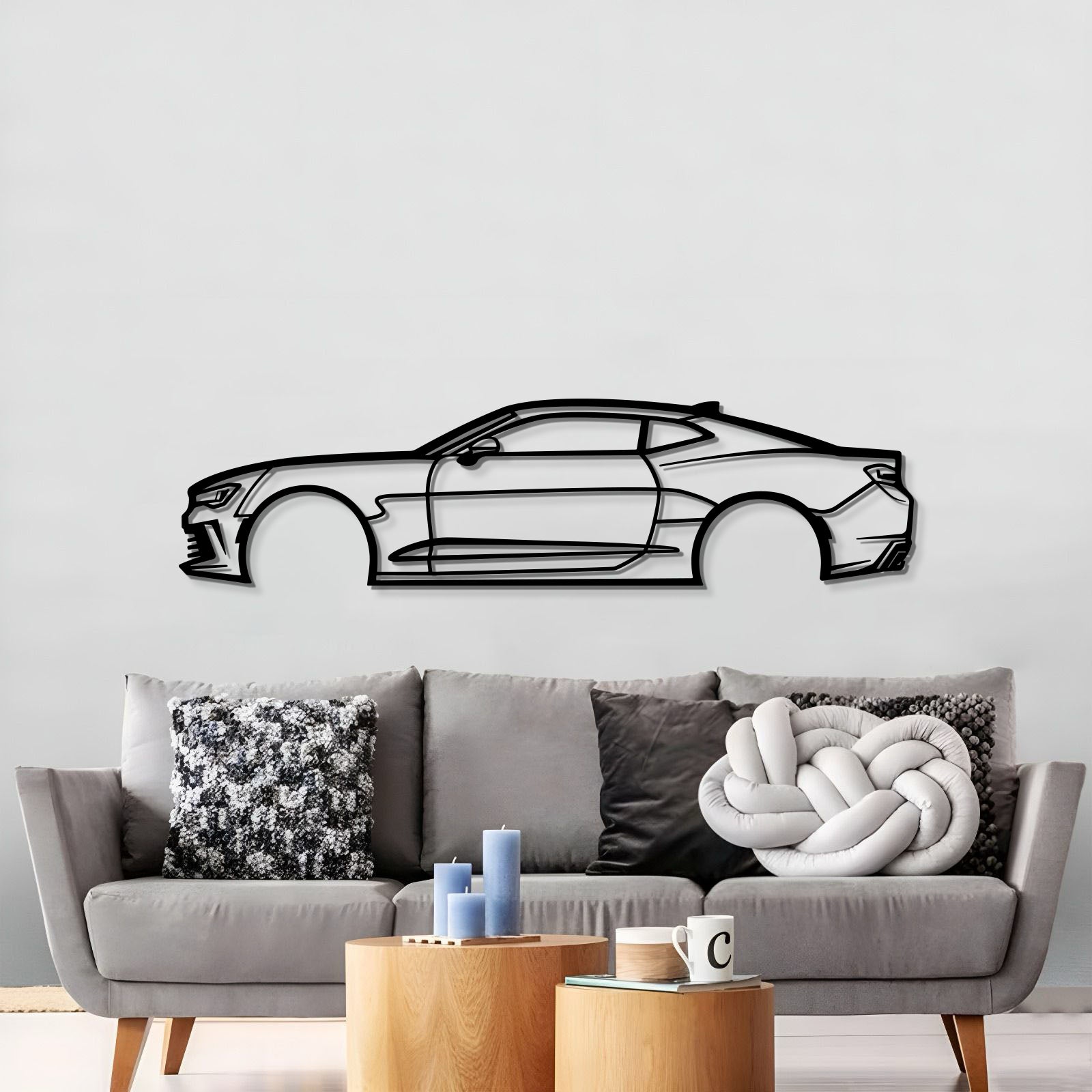 2016 Camaro Metal Car Wall Art - MT0555