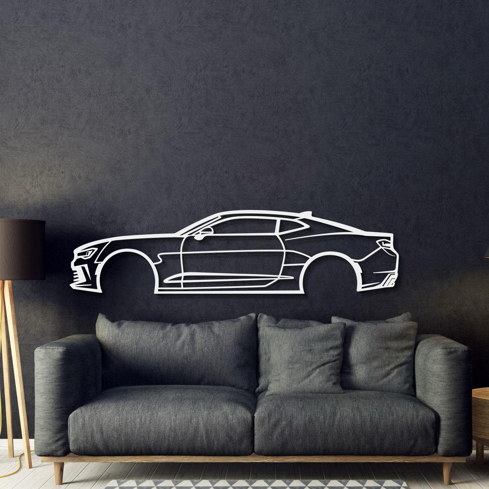 2016 Camaro Metal Car Wall Art - MT0555