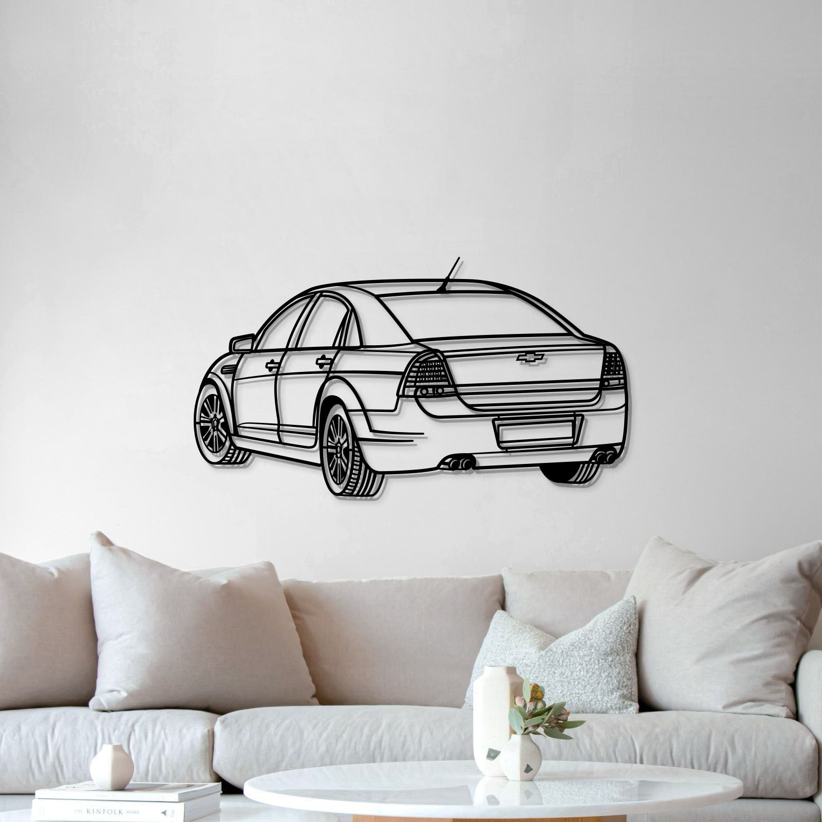 2016 Caprice Perspective Metal Car Wall Art - MT1152
