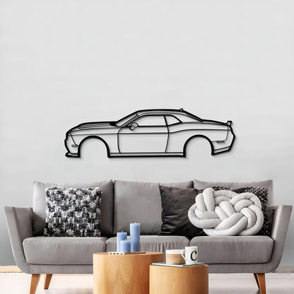 2016 Challenger RT Metal Car Wall Art - MT0556