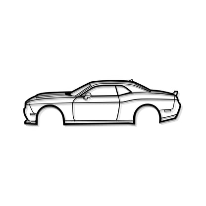 2016 Challenger RT Metal Car Wall Art - MT0556