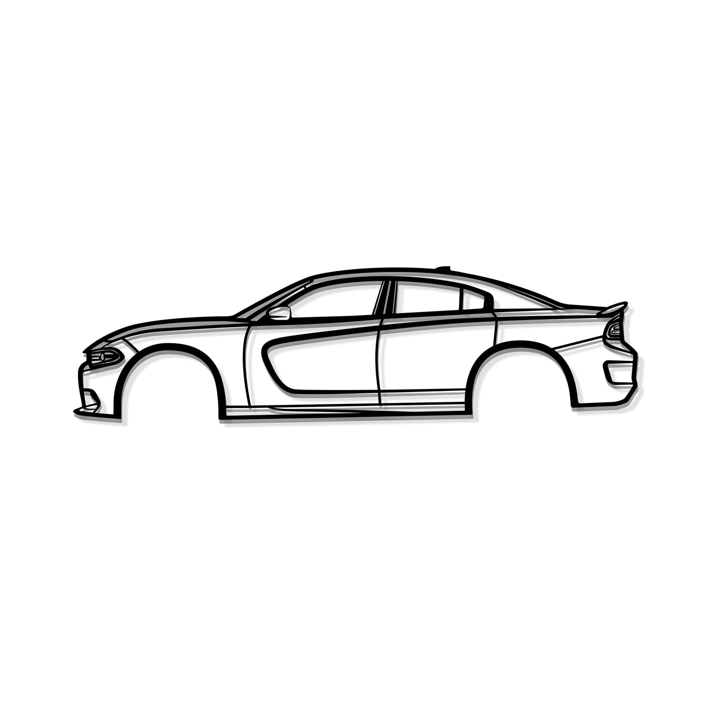 2016 Charger Metal Car Wall Art - MT0557