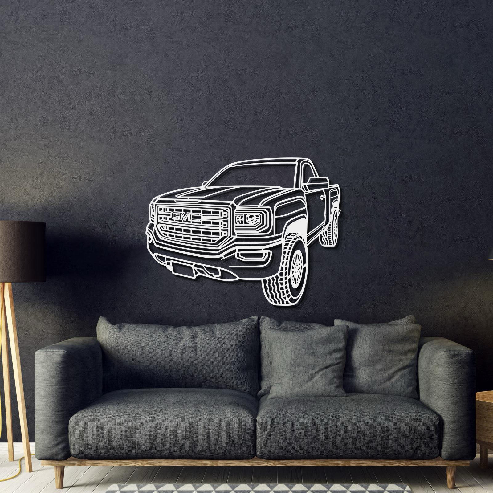 2016 Sierra Perspective Metal Car Wall Art - MT0446