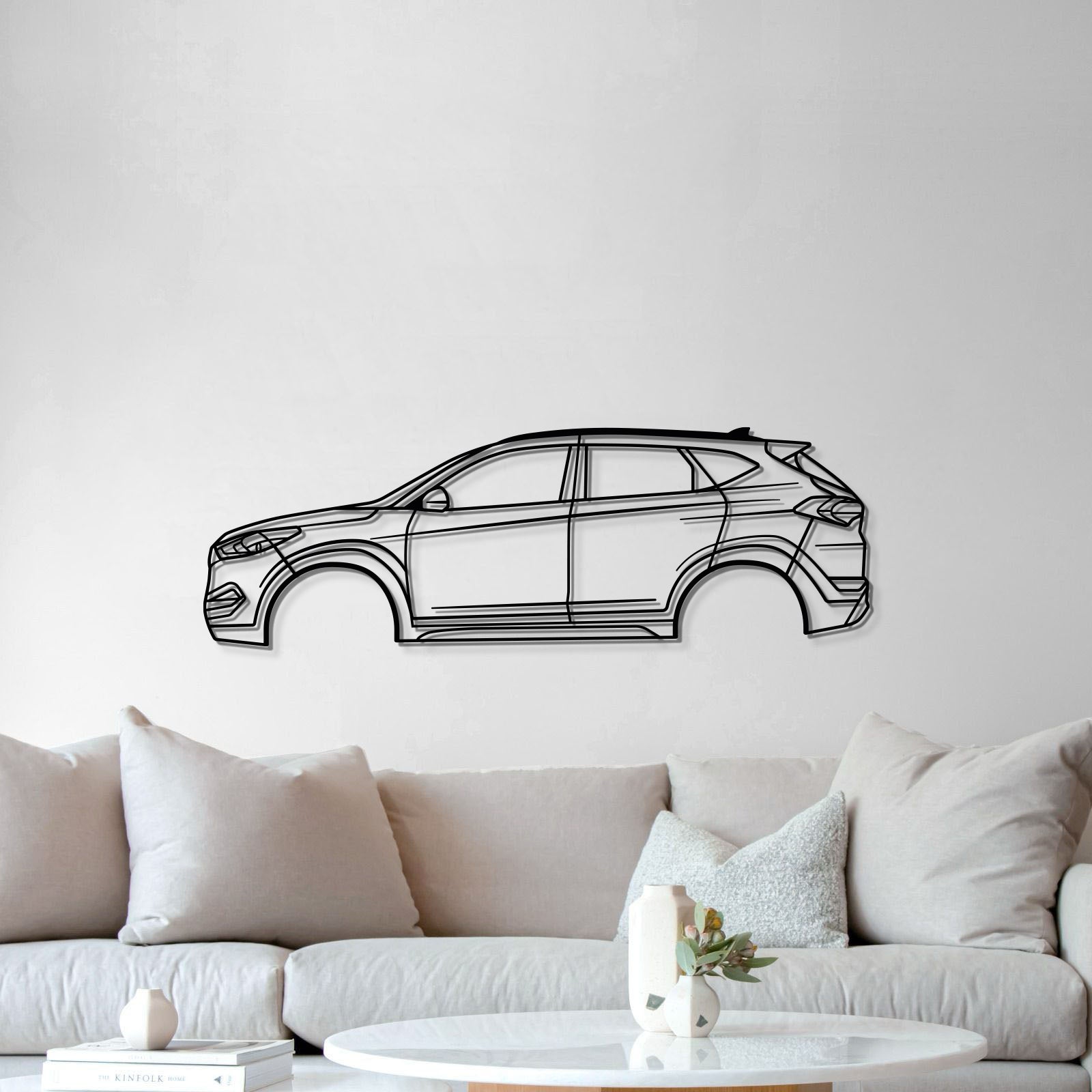 2016 Tucson 3rd Gen Metal Car Wall Art - MT0573