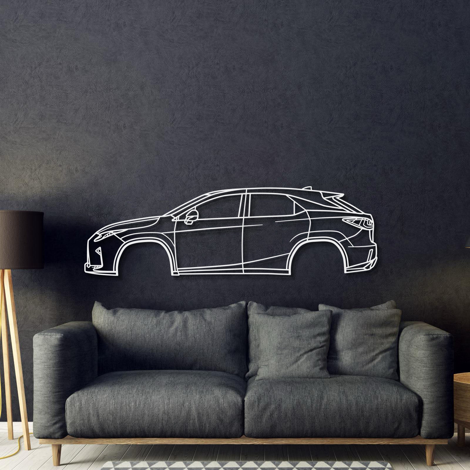 2016 RX 4th Gen Metal Car Wall Art - MT0570