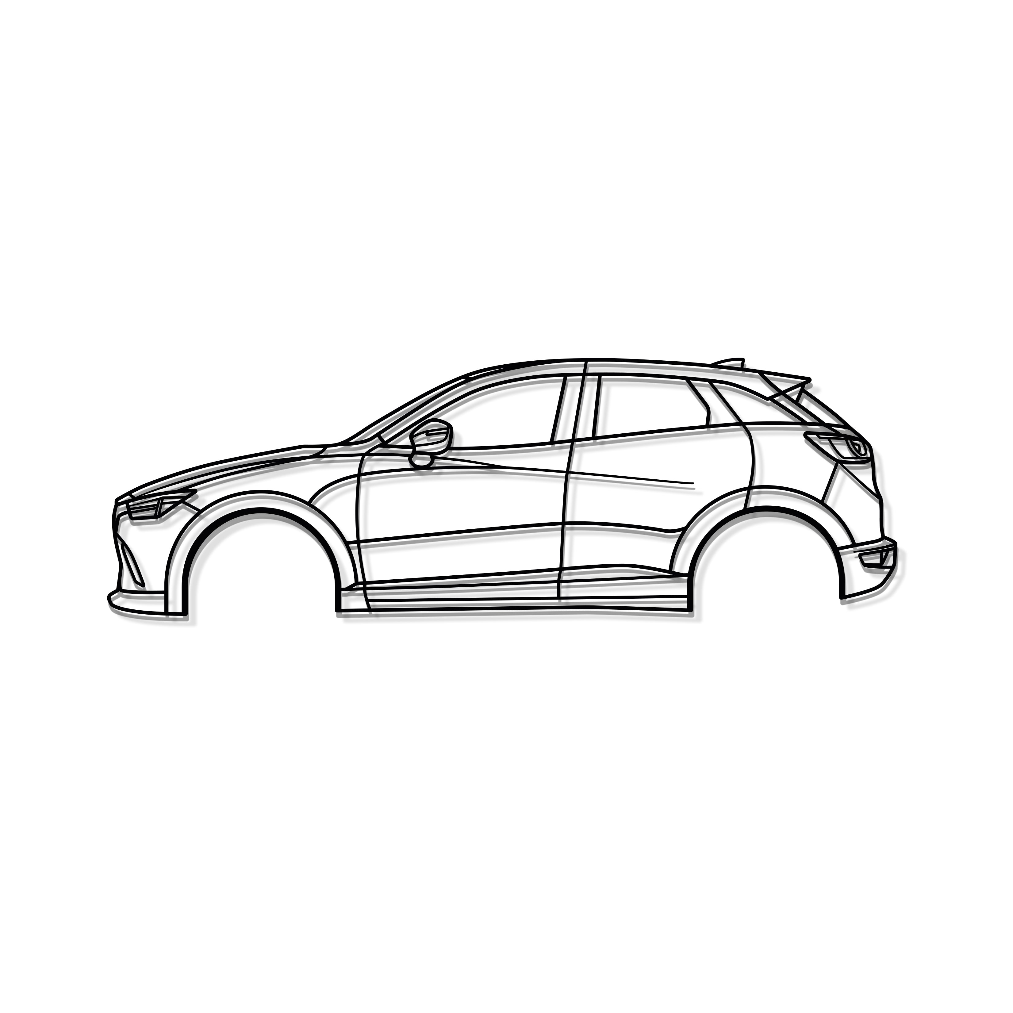 2016 CX-3 1st Gen Metal Car Wall Art - MT0559