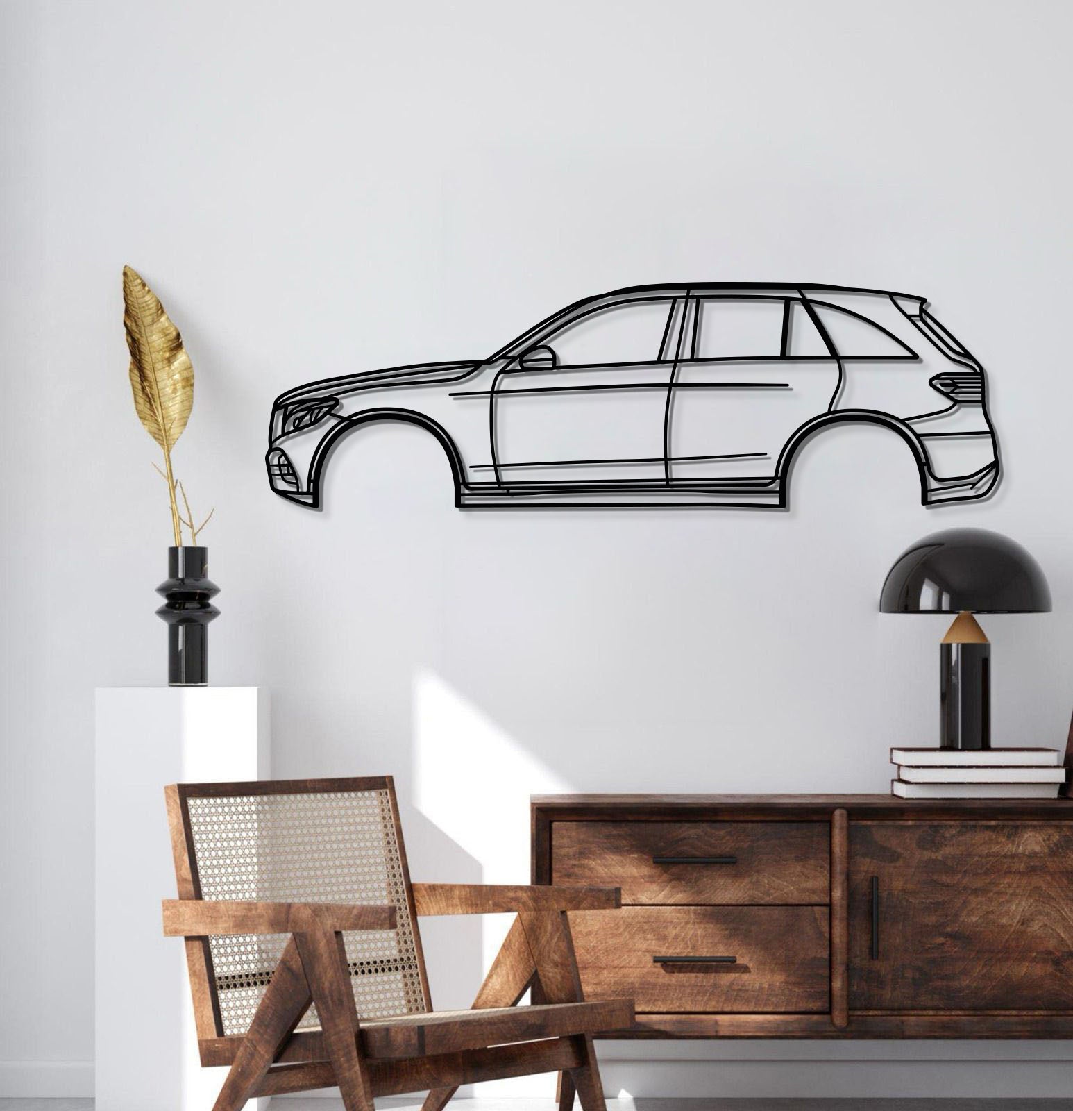 2016 GLC-Class  SUV X253 (1st Gen) Metal Car Wall Art - MT0566