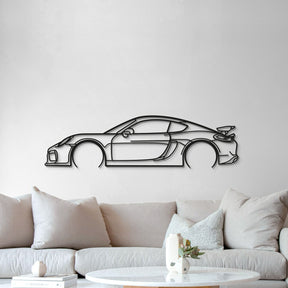 Cayman GT4 981 2016 Metal Car Wall Art - MT0897