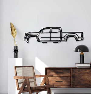 Toyota Tacoma 2016 Third Generation Pickup Metal Wall Sculpture