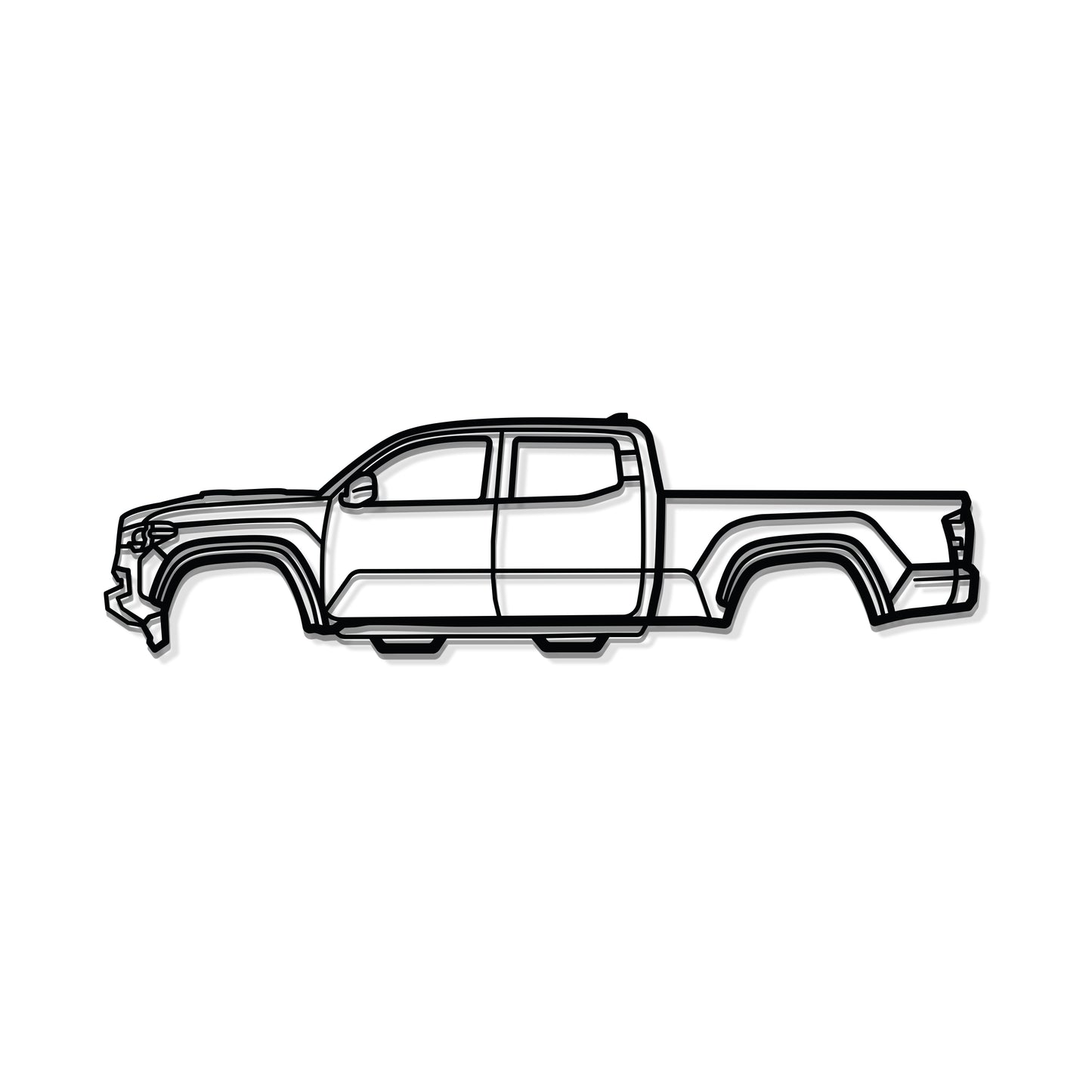 2016 Toyota Tacoma 3rd Gen Metal Wall Art For Enthusiasts’ Spaces