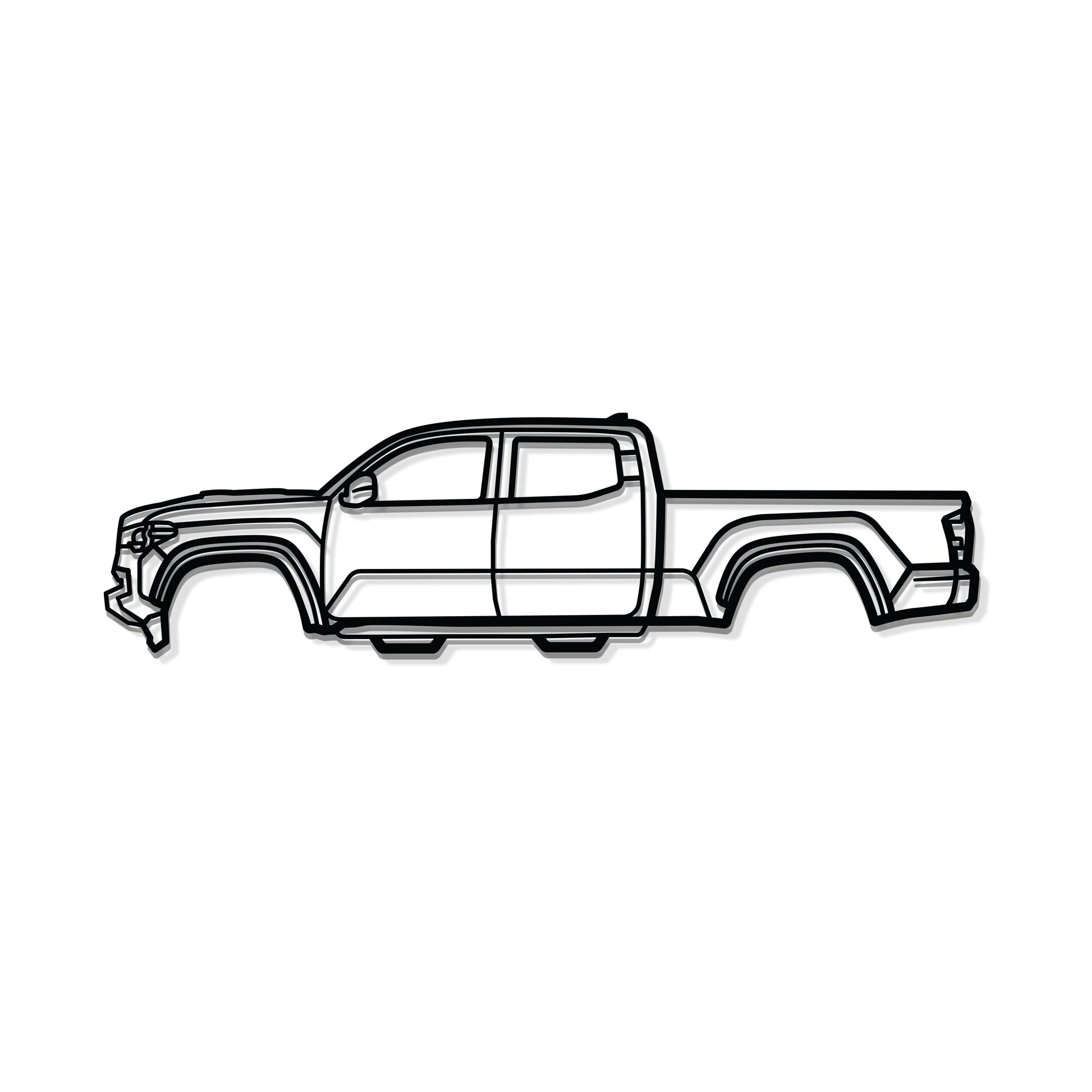 2016 Toyota Tacoma 3rd Gen Metal Wall Art For Enthusiasts’ Spaces