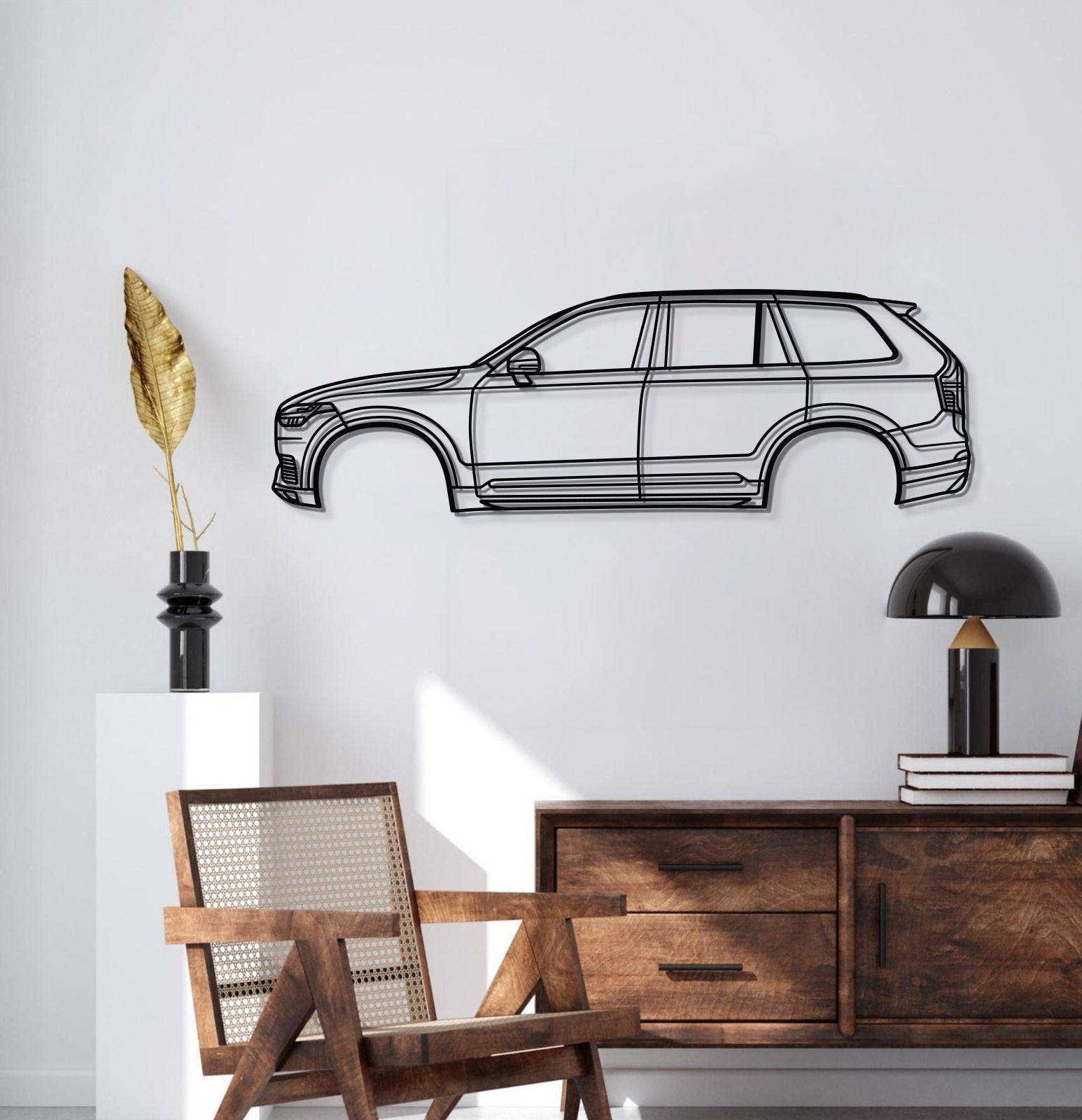 2016 XC-90 2nd Gen Metal Car Wall Art - MT0575