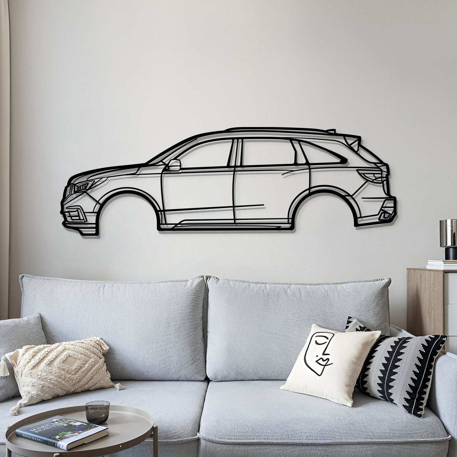 2017 MDX Metal Car Wall Art - MT0599