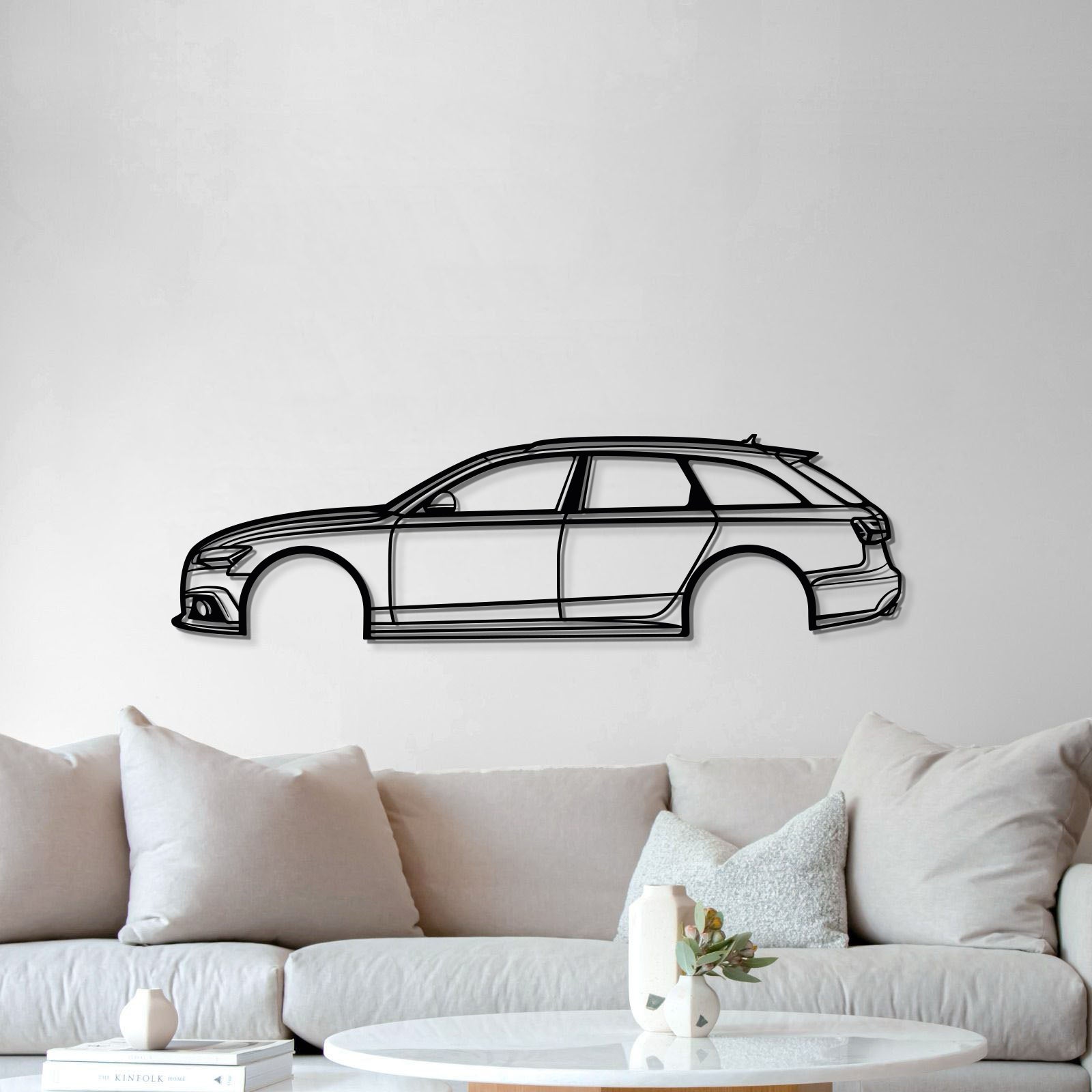 2017 A6 Avant Metal Car Wall Art - MT0578