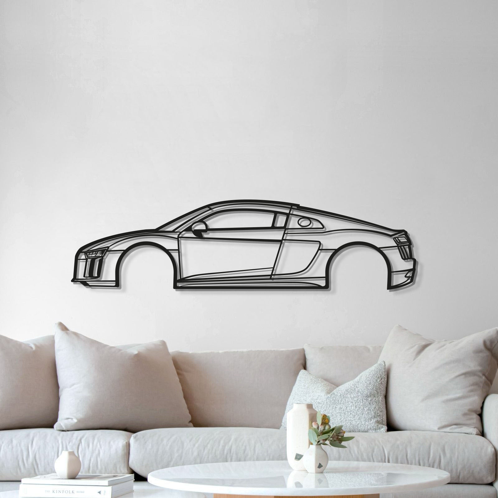 2017 RS8 V10 Metal Car Wall Art - MT0604