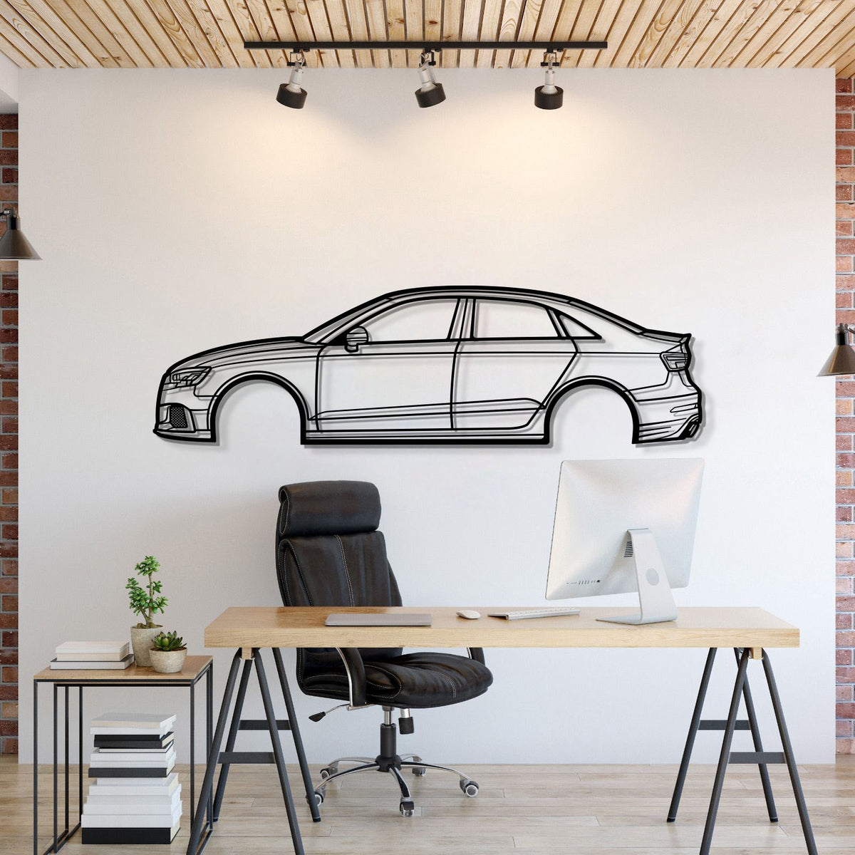 2017 RS3 Metal Car Wall Art - MT0602