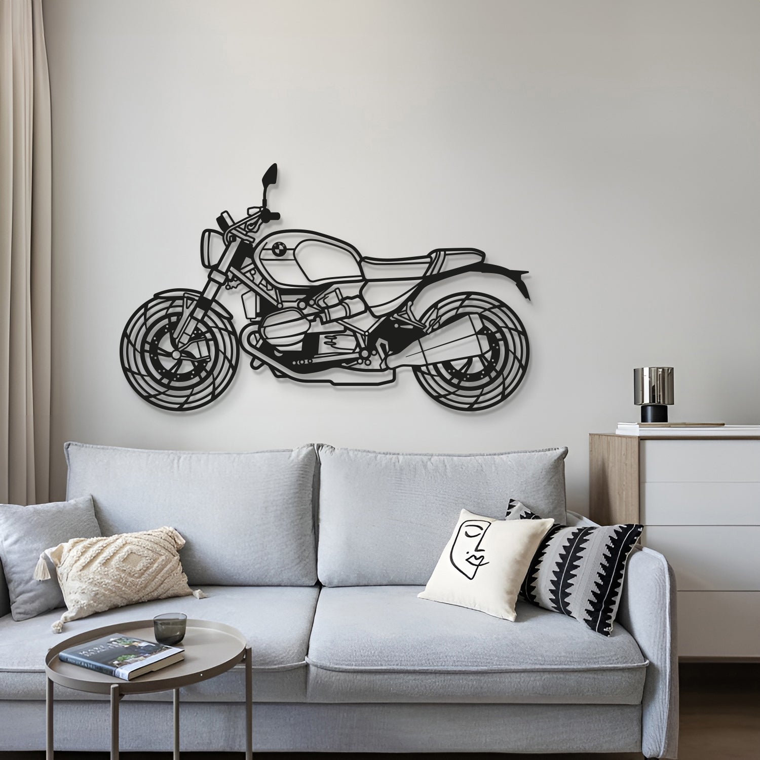 2017 R Nine T Metal Motorcycle Wall Art - MT1384