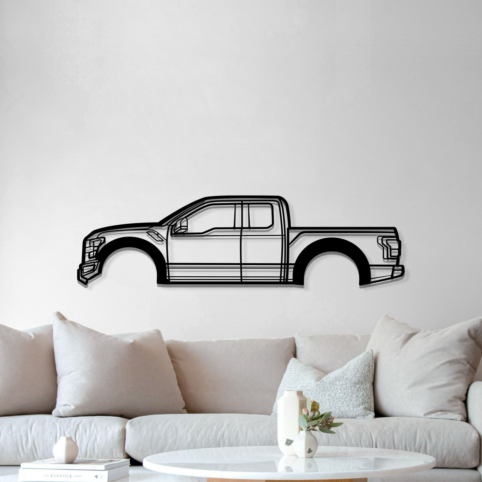 2017 F-150 Raptor 2nd Gen Metal Car Wall Art - MT0590