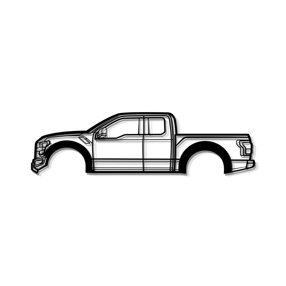 2017 F150 Raptor 2nd Gen Metal Car Wall Art MT0590