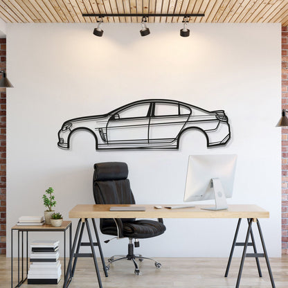 2017 Holden Commodore SSV Metal Wall Art Silhouette Performance Sedan