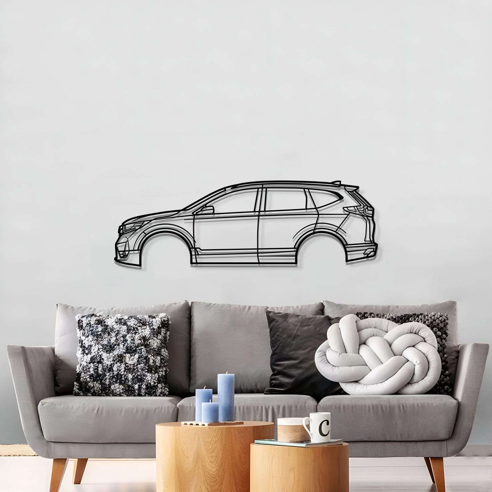 2017 CR-V 5th Gen Metal Car Wall Art - MT0586