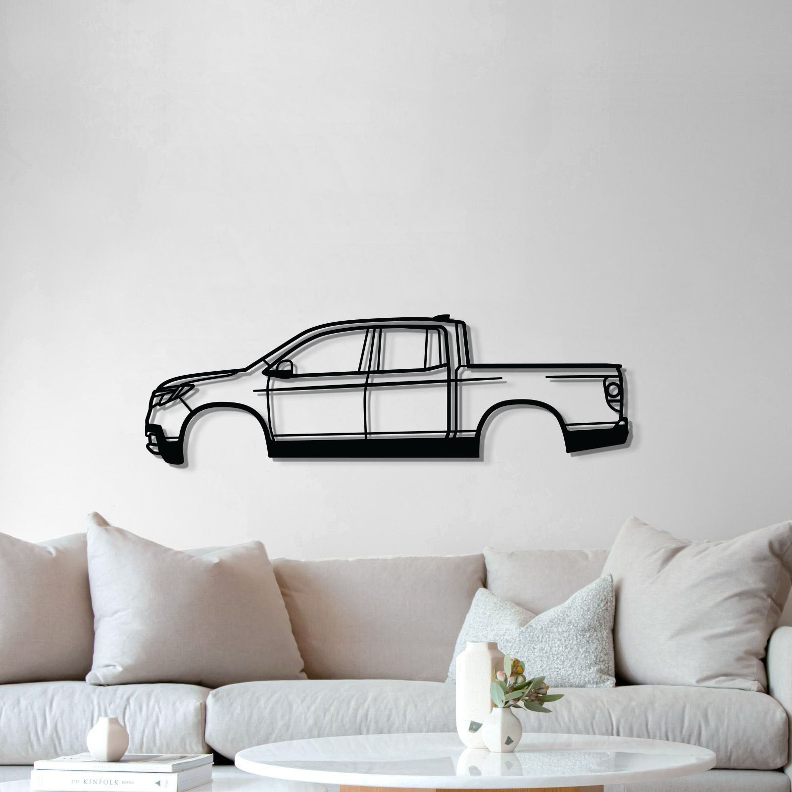 2017 Ridgeline 2nd Gen Metal Car Wall Art - MT0601