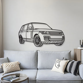 2017 Range Rover Perspective Metal Car Wall Art - MT1122
