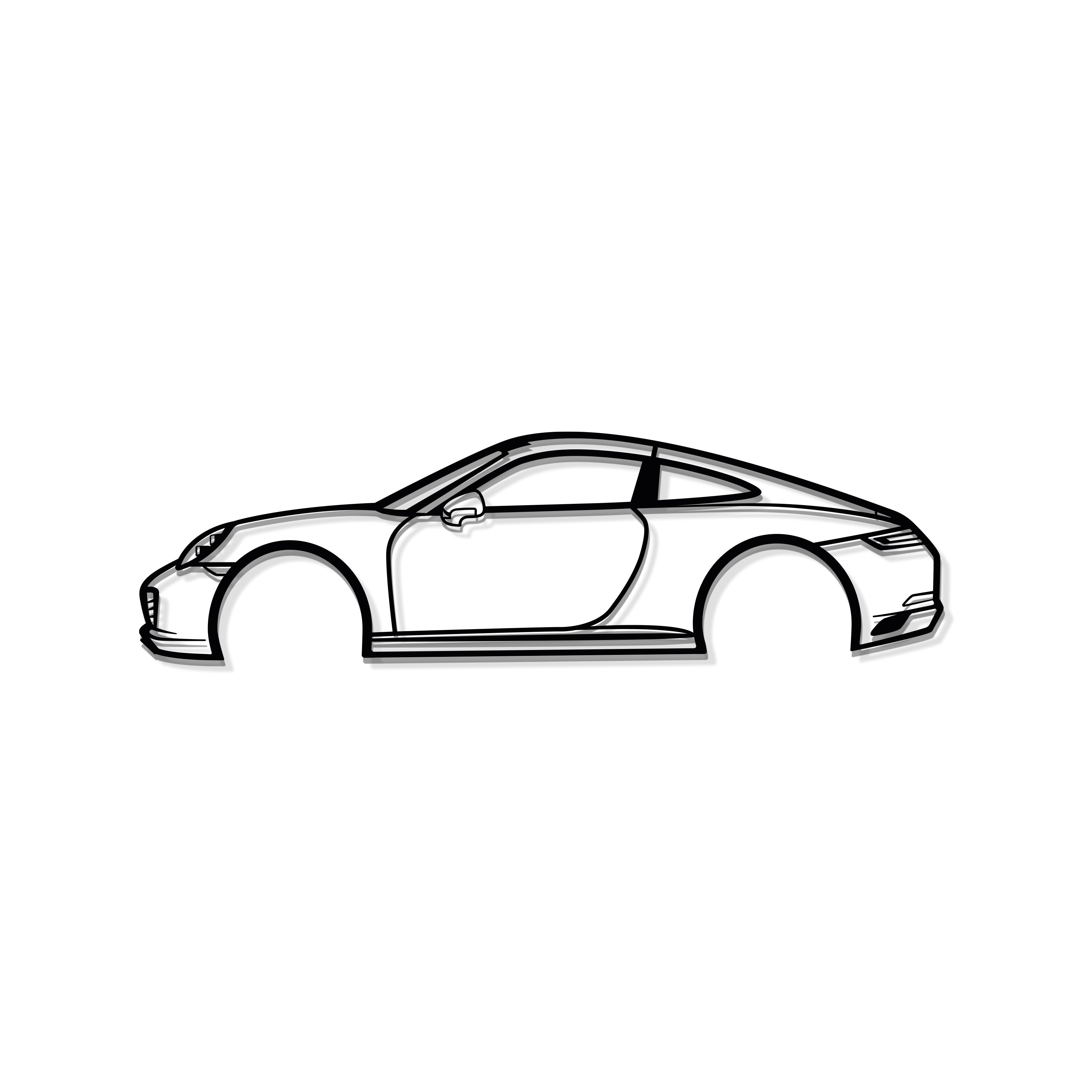 Metal Car Wall Art - MT0577