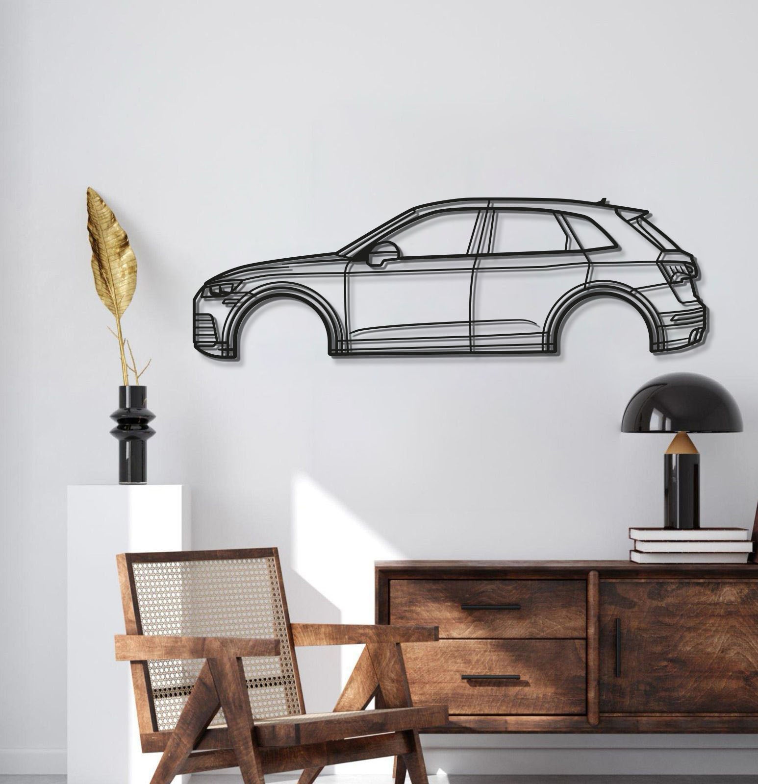 2018 SQ5 2nd Gen Metal Car Wall Art - MT0630