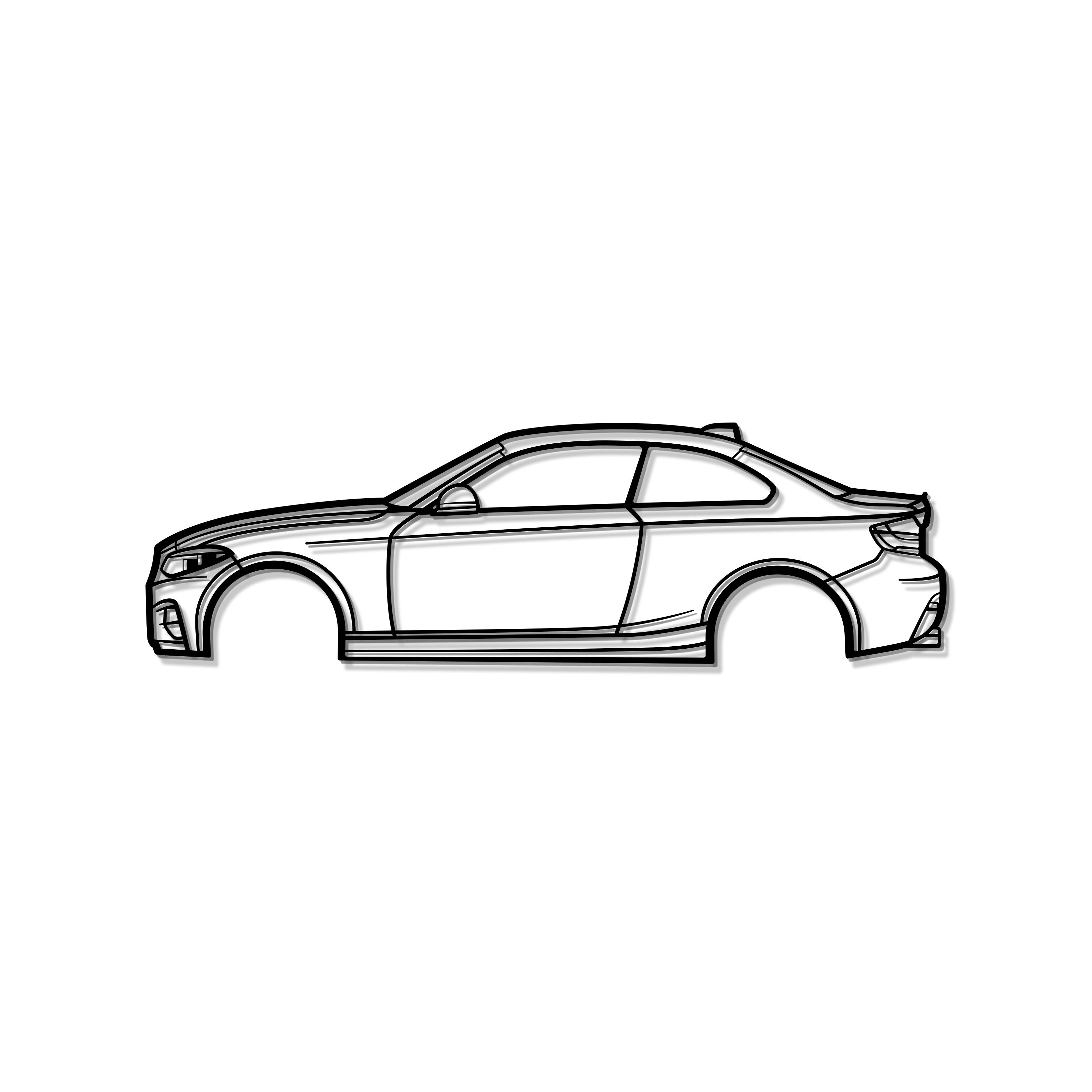 2018 M240i Metal Car Wall Art - MT0626