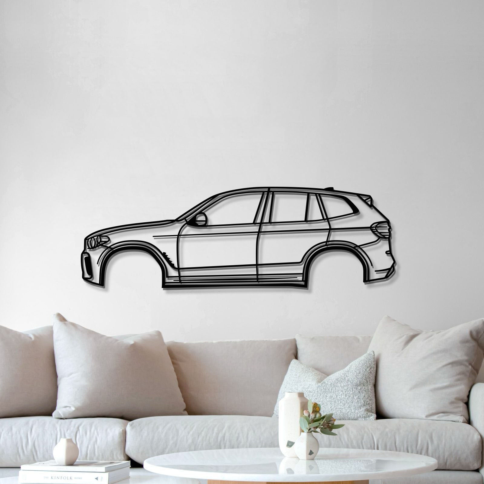 2018 X3 G01 3rd Gen Metal Car Wall Art - MT0638