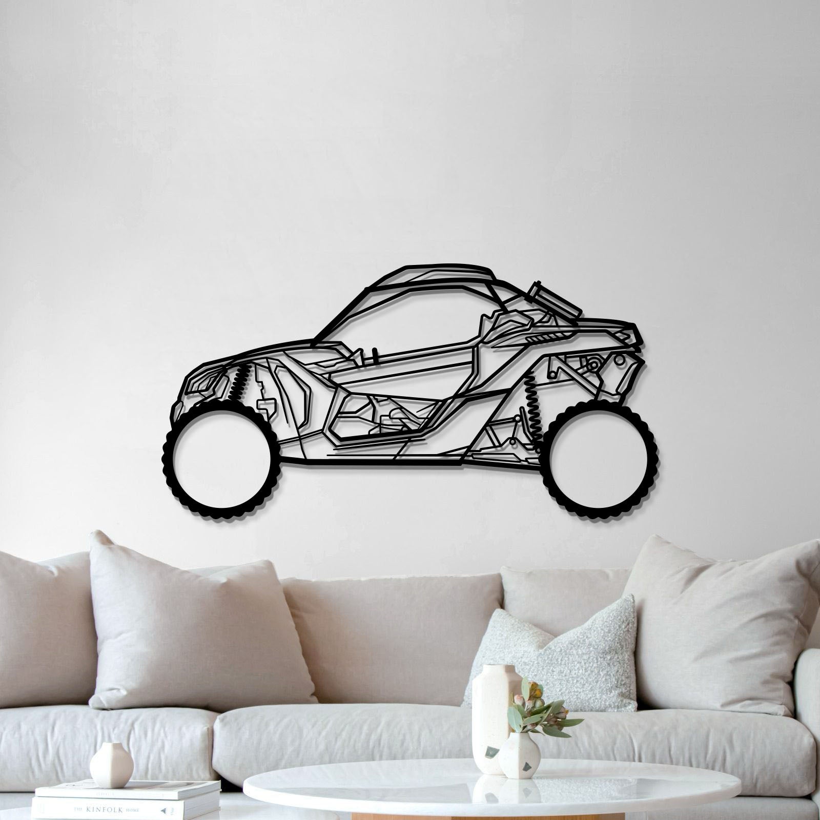 2018 Maverıck X RS Turbo Metal Car Wall Art - MT1199