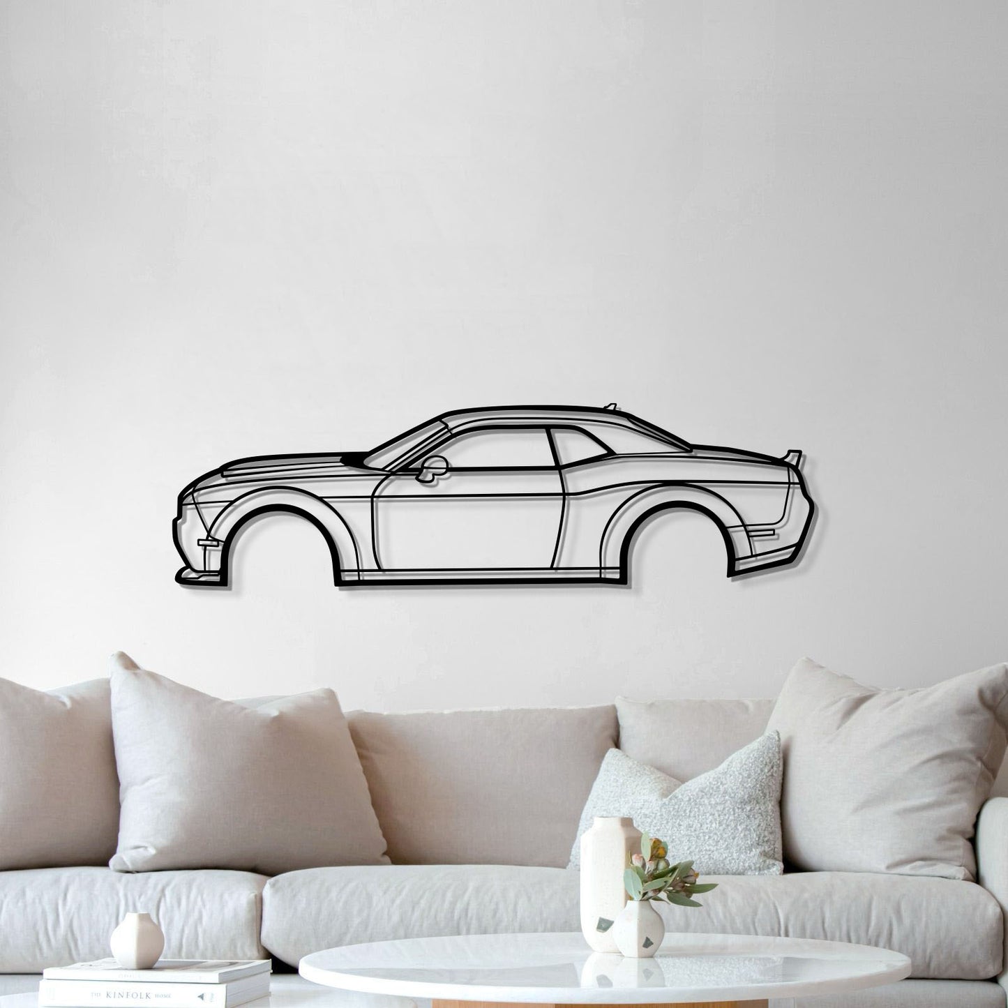 2018 Challenger Demon SRT Metal Car Wall Art - MT0615