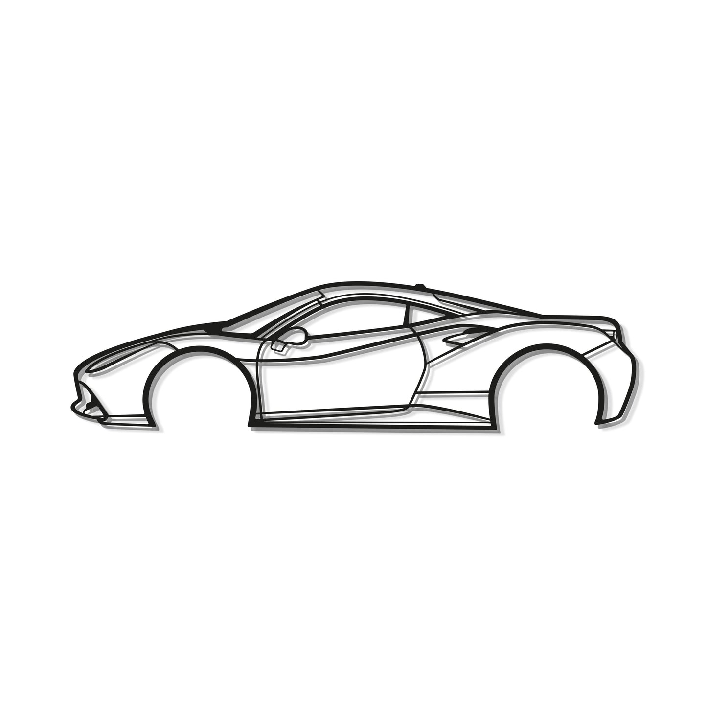 2018  488 GTB Metall Auto Wandkunst - MT0608