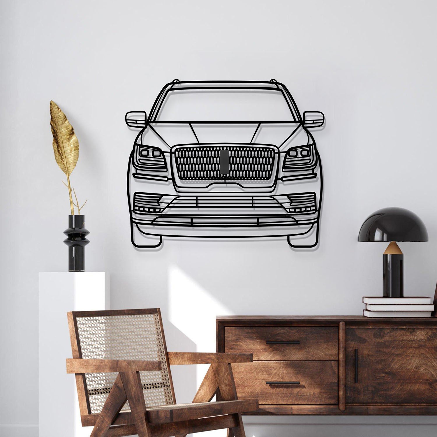 2018 Navigator Front View Metal Car Wall Art - MT1360