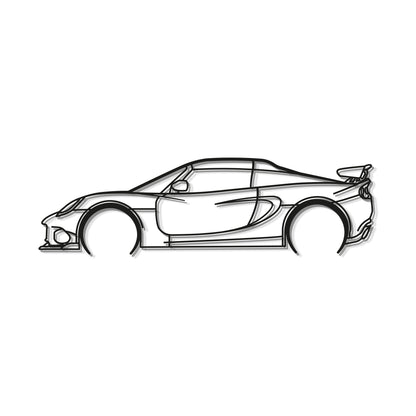 Industrial Style Lotus Elise Cup 250 Metal Wall Decor Minimalist Silhouette