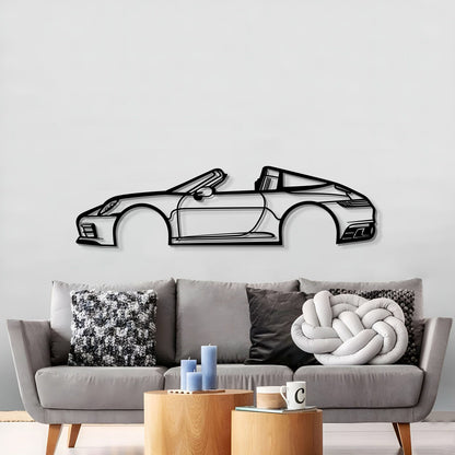 2018 911 Targa 4S Metal Car Wall Art  - MT0610