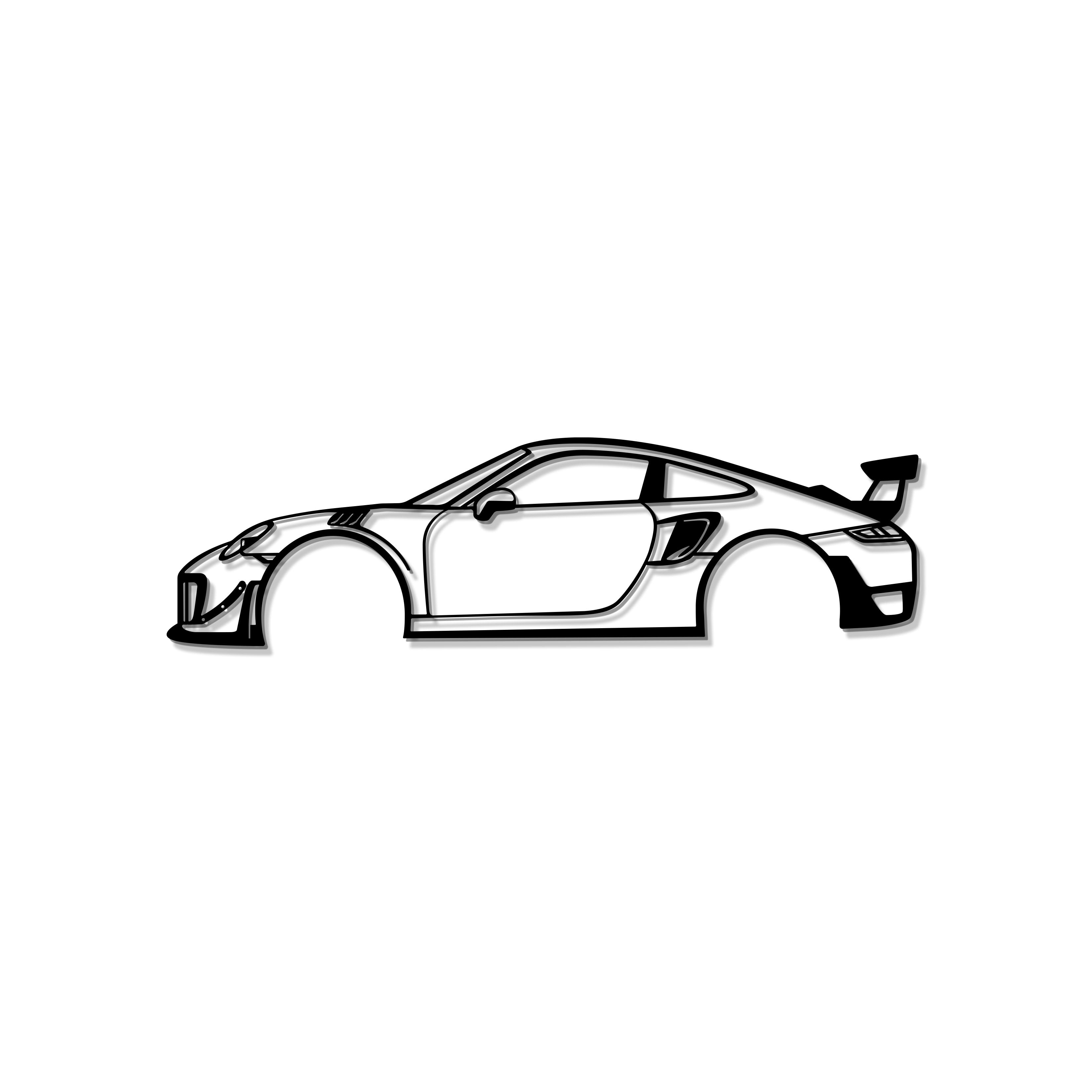 Metal Car Wall Art - MT0646