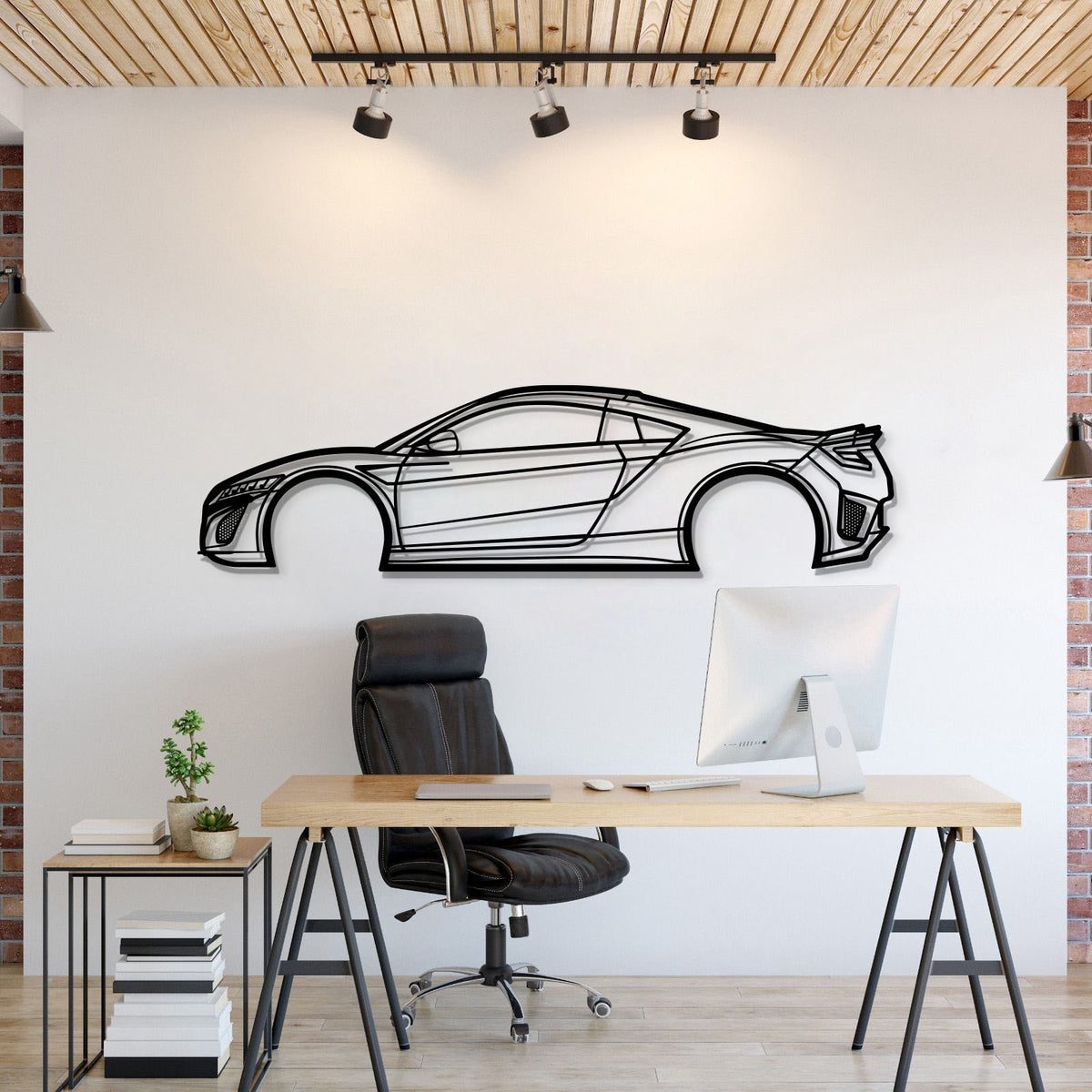 2019 NSX Metal Car Wall Art - MT0671