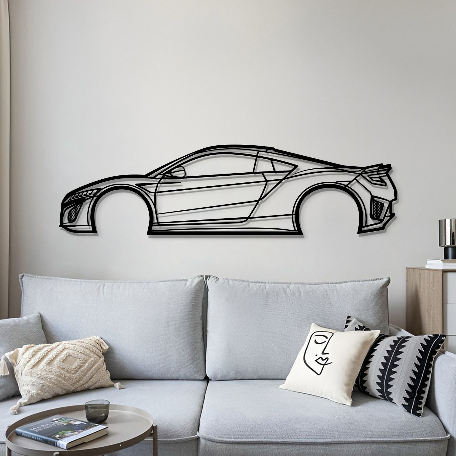 2019 NSX Metal Car Wall Art - MT0671