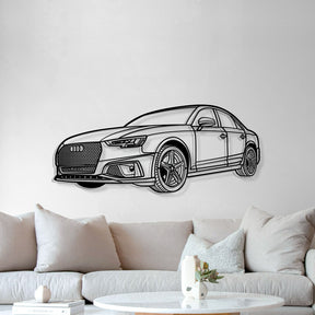 2019 A4 Perspective Metal Car Wall Art - MT1238