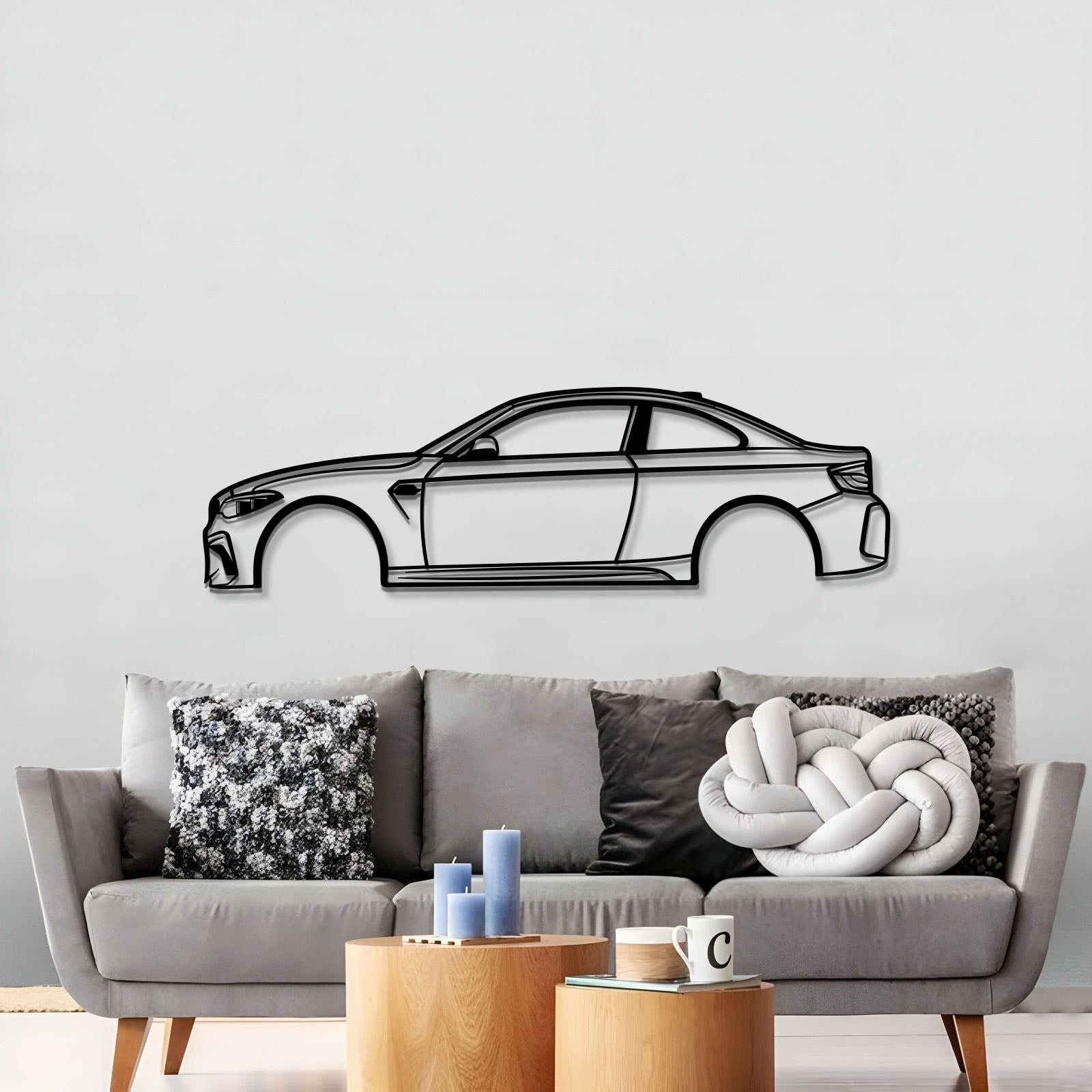 2019 BMW M2 F87 High Performance Metal Wall Art Decoration