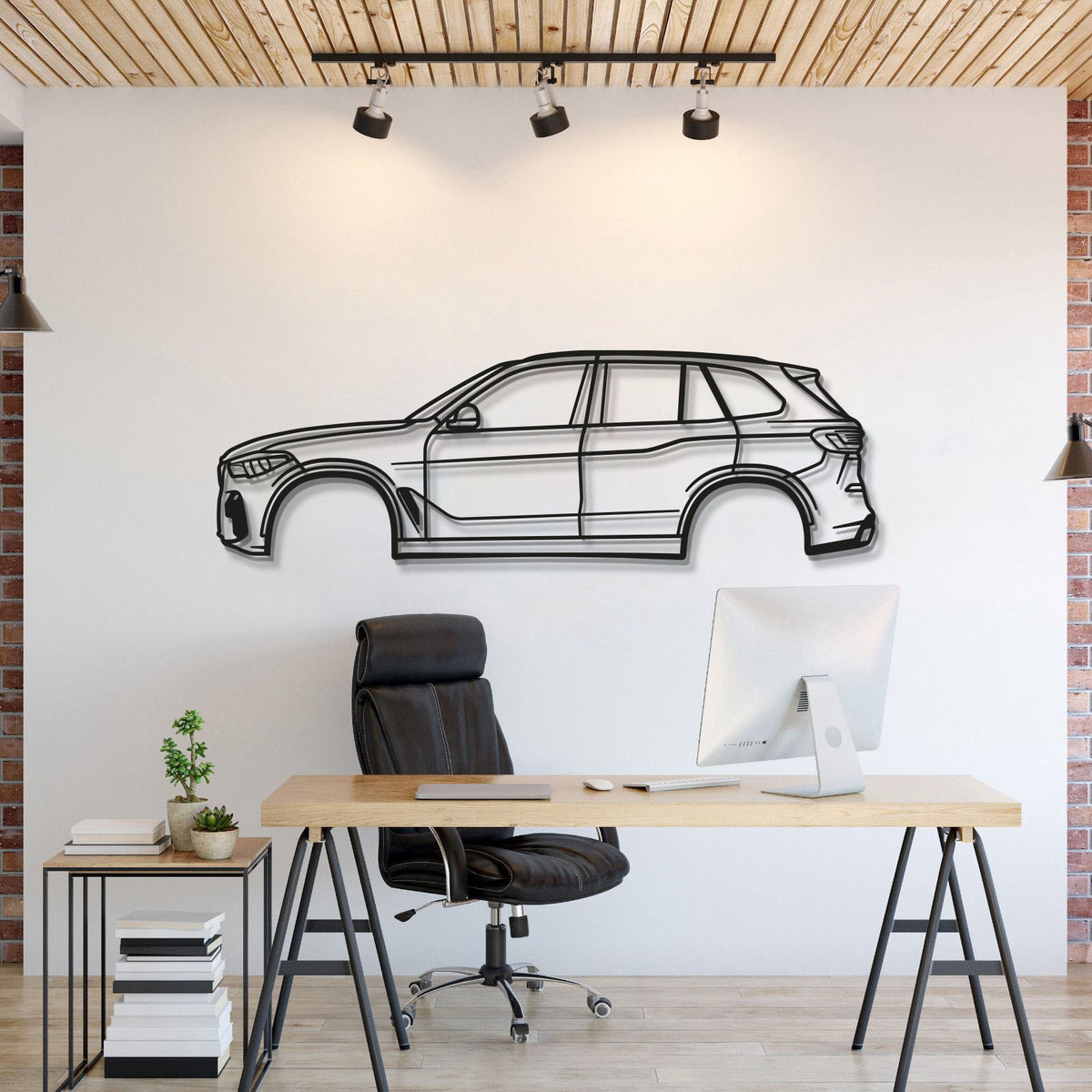 2019 X5 G05 4th Gen Metal Car Wall Art - MT0686