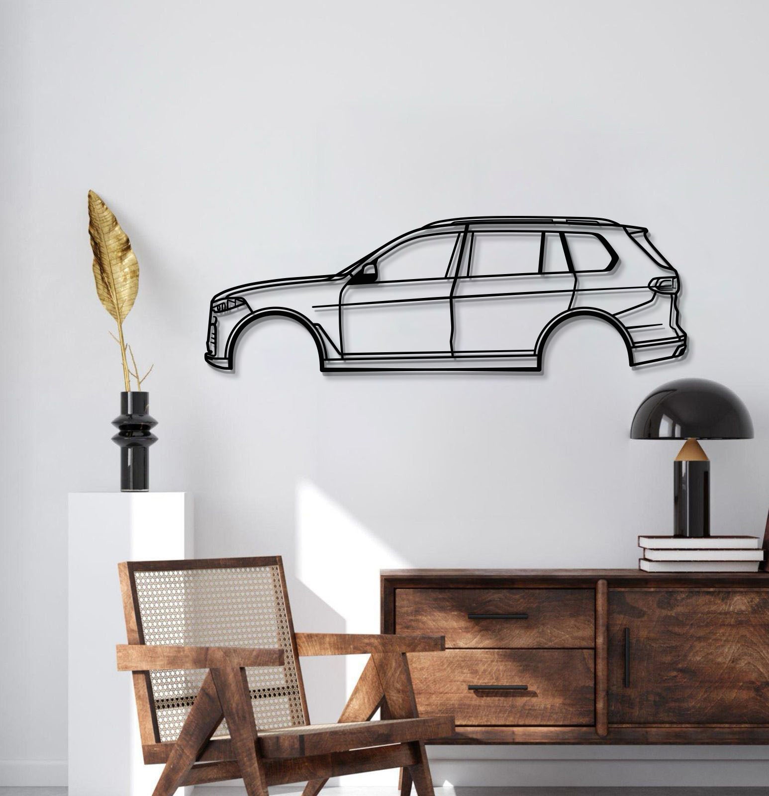 2019 X7 G07 1st Gen Metal Car Wall Art - MT0687