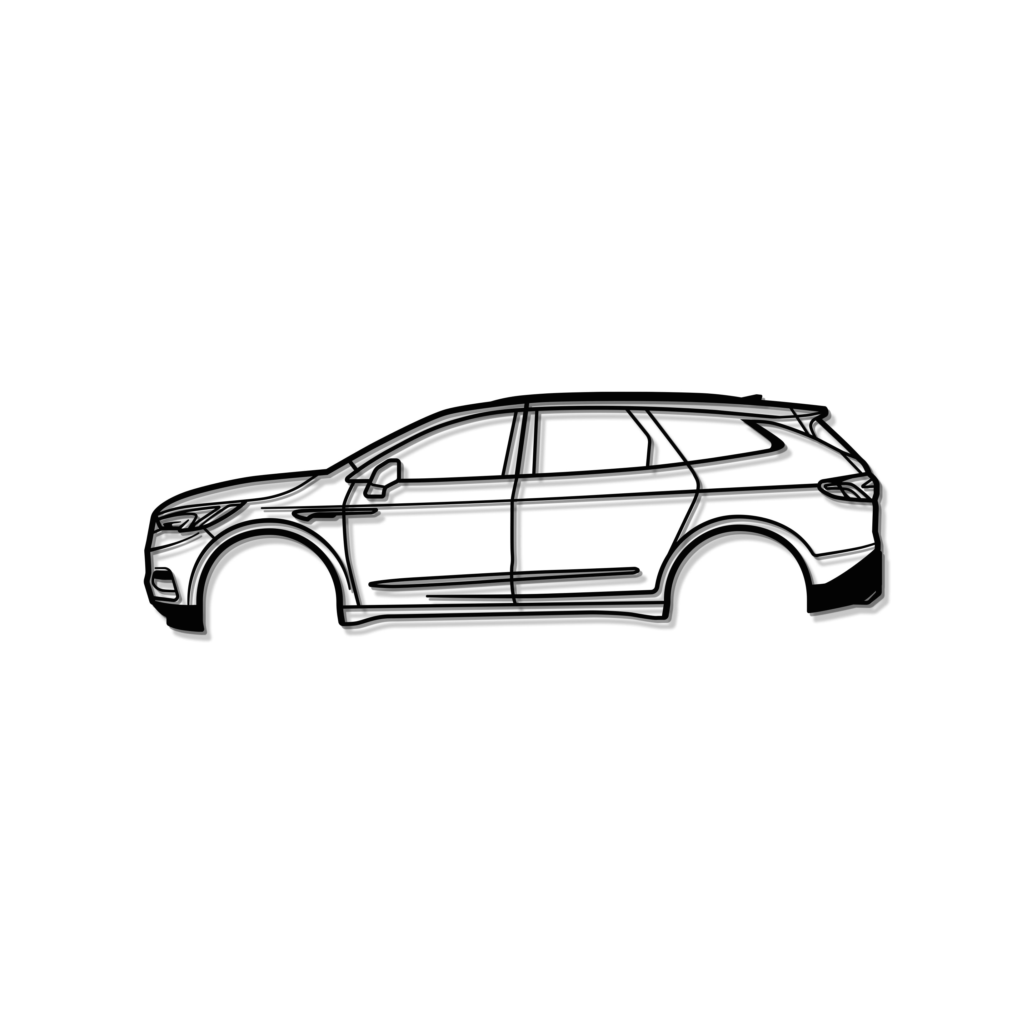 2019 Enclave 2nd Gen Metal Car Wall Art - MT0658