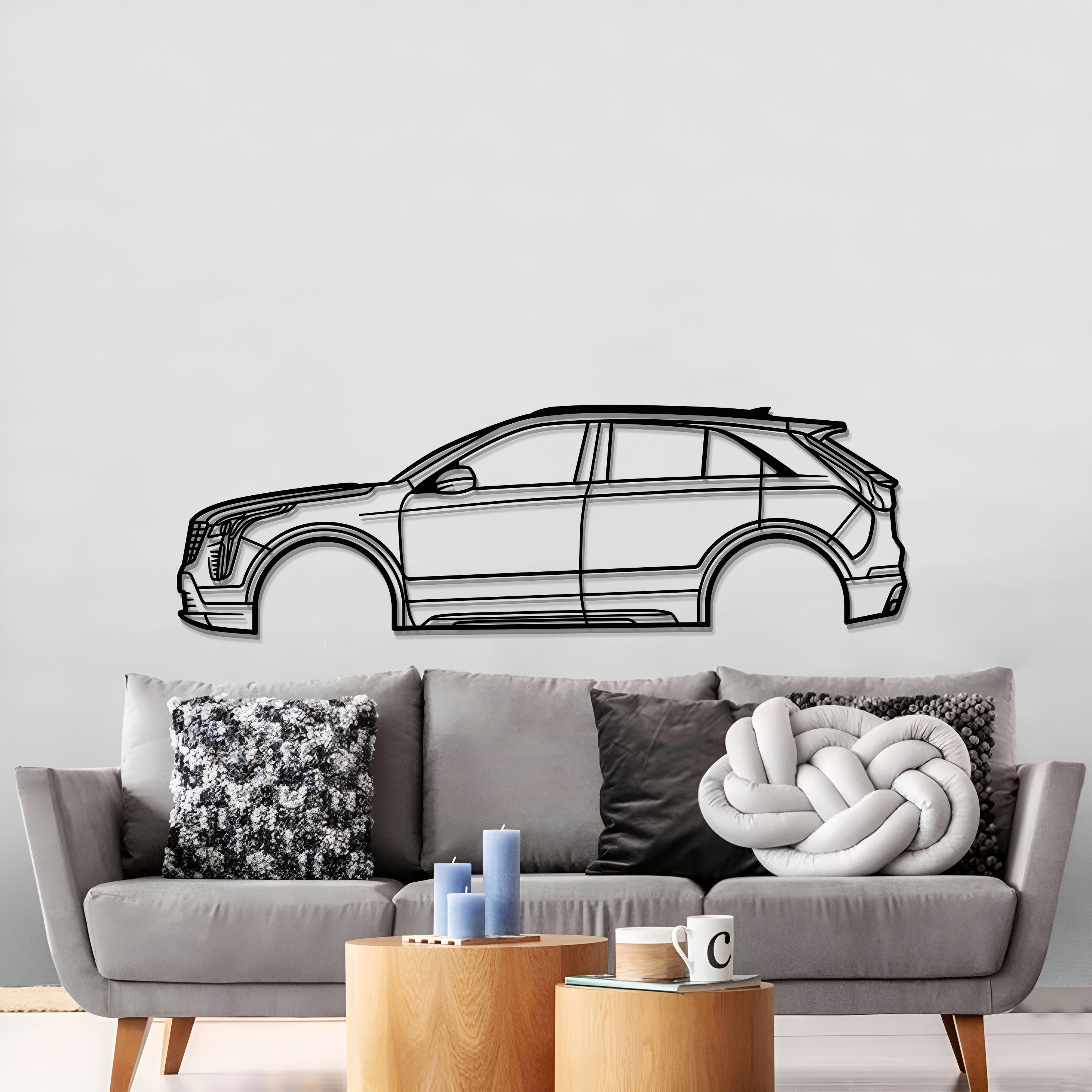 2019 XT4 1st Gen Metal Car Wall Art - MT0689