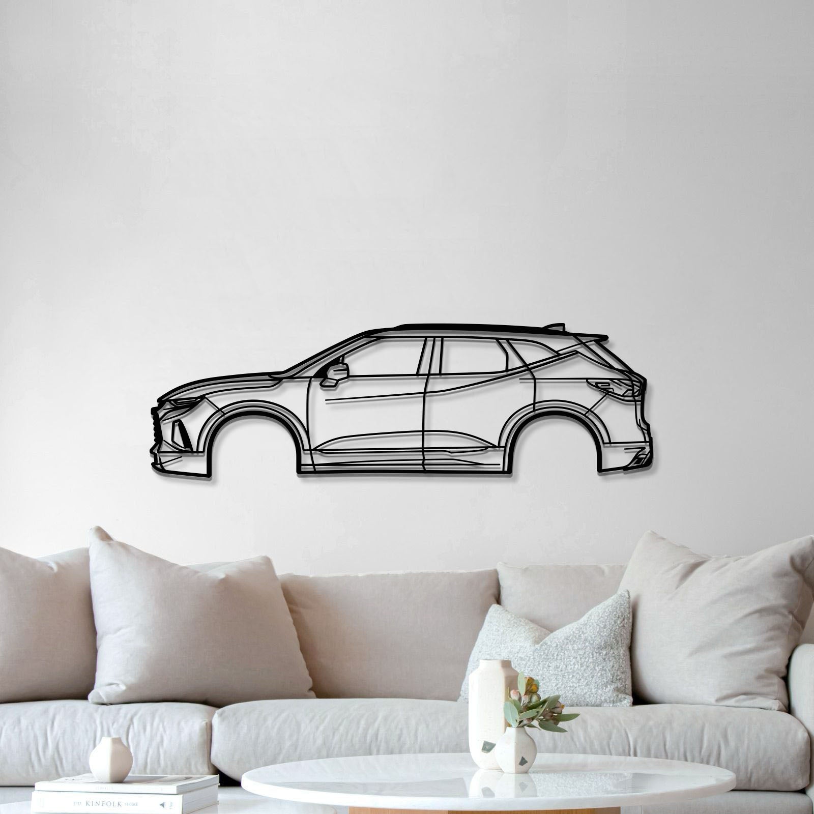 2019 Blazer 3rd Gen Metal Car Wall Art - MT0648